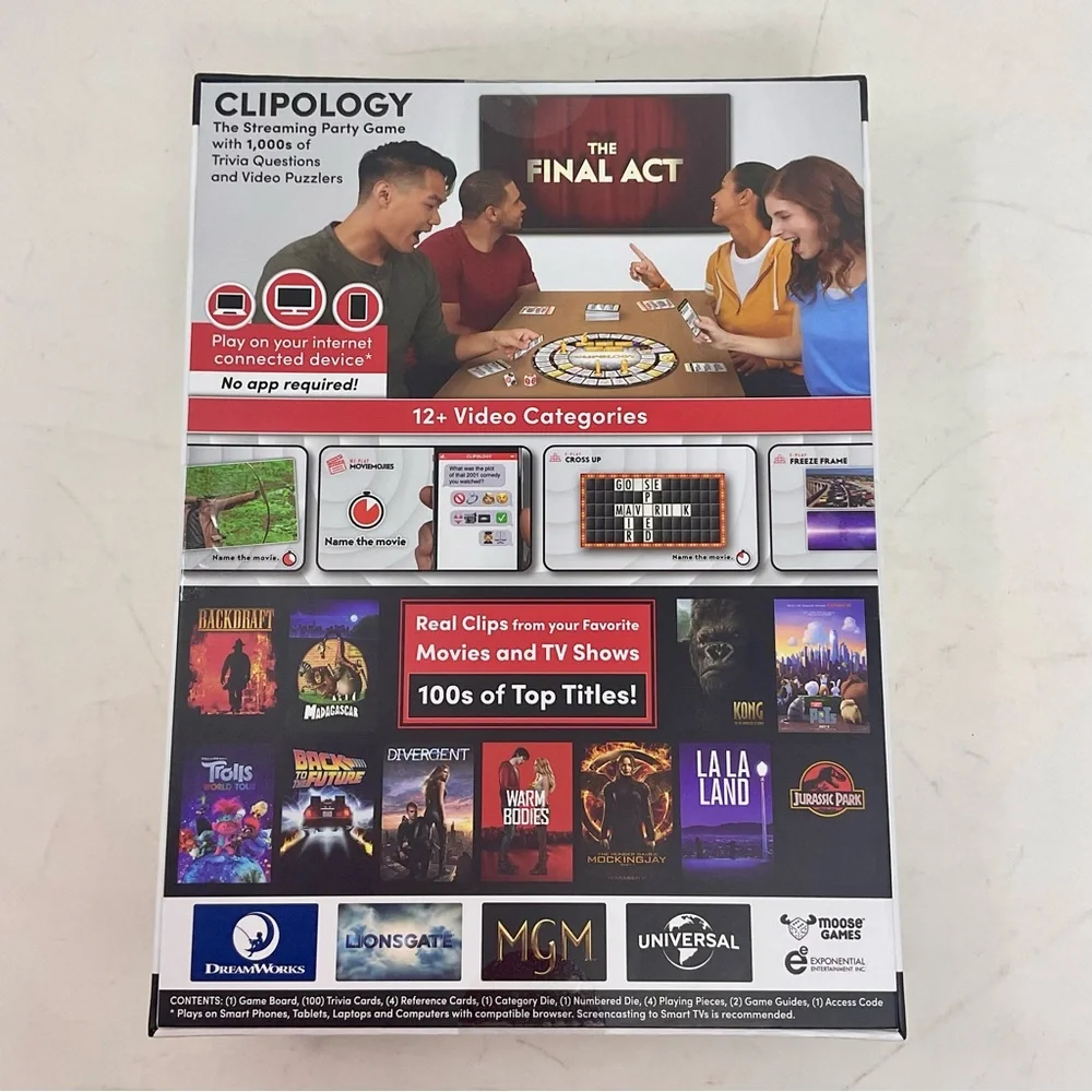 Clipology Streaming Board Game